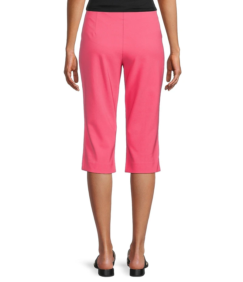 Investments Petite Size Pull-On Pintuck Capri Pants
