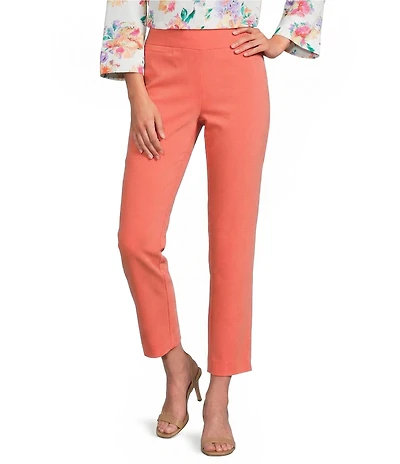 Investments Petite Size the PARK AVE fit Elite Stretch Ankle Straight Pants