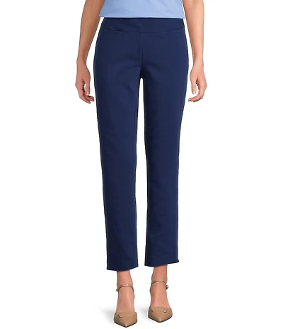 Investments Petite Size the PARK AVE fit Elite Stretch Ankle Straight Pants