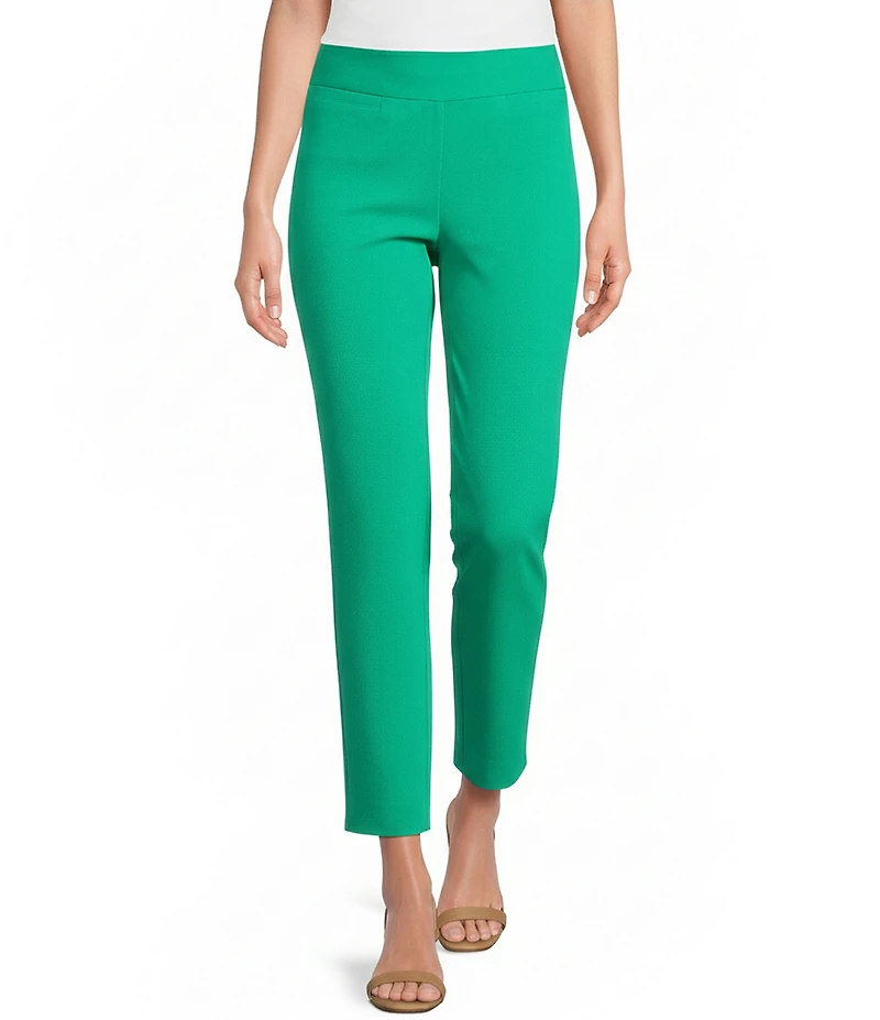 Investments Petite Size the PARK AVE fit Elite Stretch Ankle Straight Pants