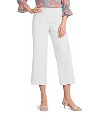 Investments Petite Size the PARK AVE fit Elite Stretch Wide Leg Crop Pants