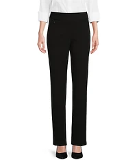 Investments Petite Size the PARK AVE fit Pull-On Straight Leg Pants