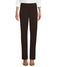 Investments Petite Size the PARK AVE fit Pull-On Straight Leg Pants