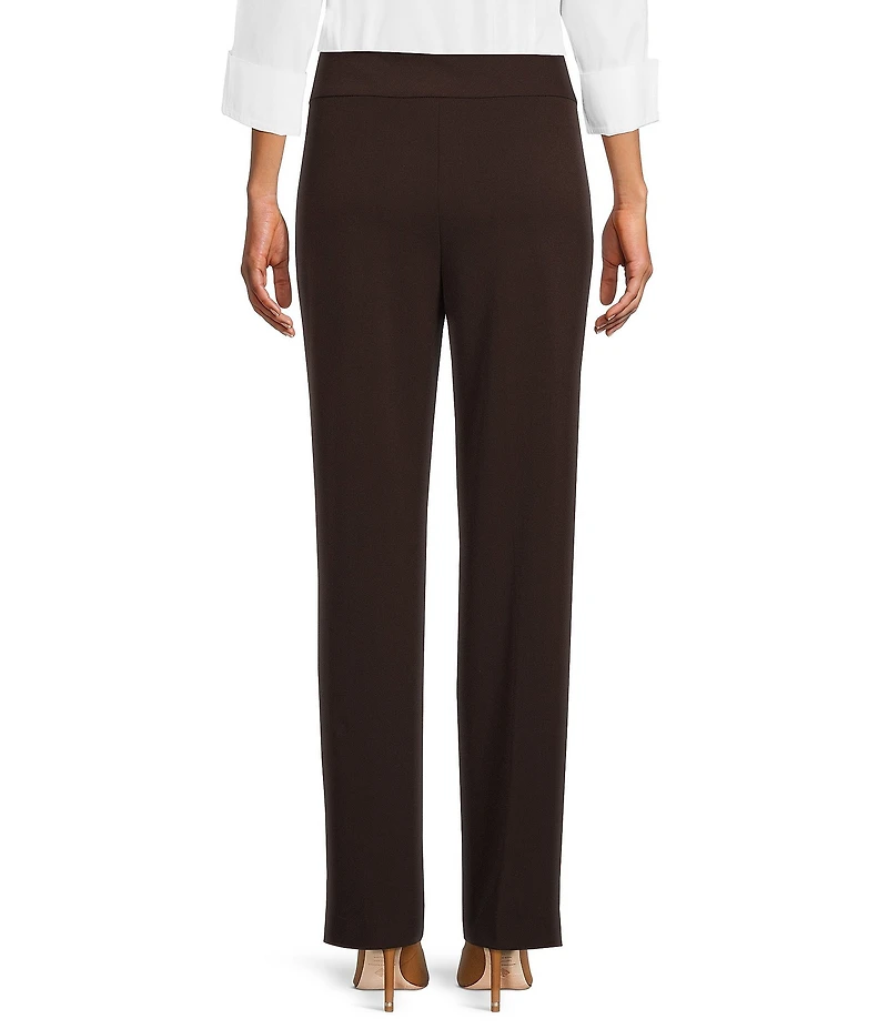 Investments Petite Size the PARK AVE fit Pull-On Straight Leg Pants