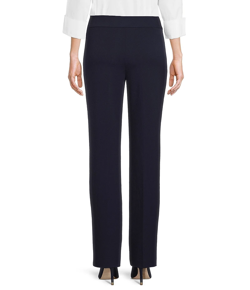 Investments Petite Size the PARK AVE fit Pull-On Straight Leg Pants