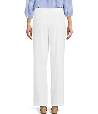 Investments Petite Size the PARK AVE fit Pull-On Full Length Straight Leg Pants