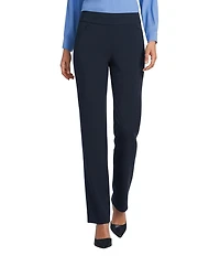 Investments Petite Size the PARK AVE fit Pull-On Full Length Straight Leg Pants