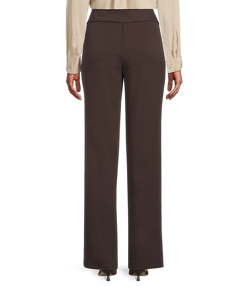 Investments Petite Size the PARK AVE fit Pull-On Full Length Straight Leg Pants