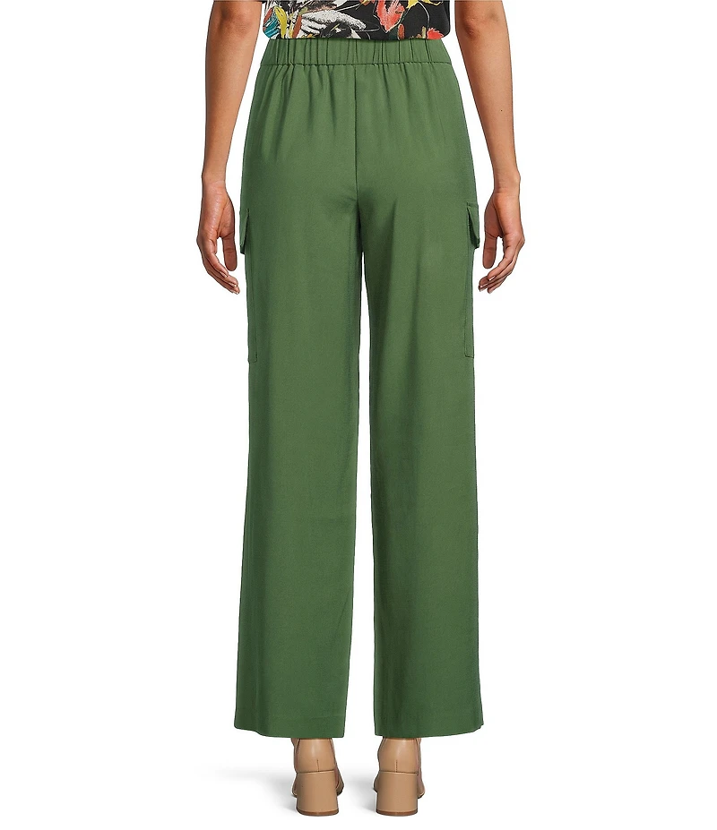 Investments Petite Size Wide Leg Cargo Pants