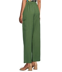 Investments Petite Size Wide Leg Cargo Pants