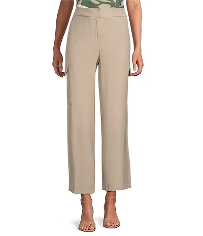 Investments Petite Size Wide Leg Cargo Pants