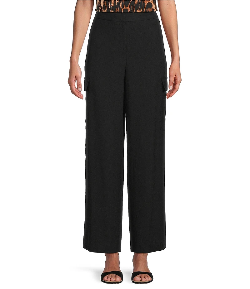 Investments Petite Size Wide Leg Cargo Pants