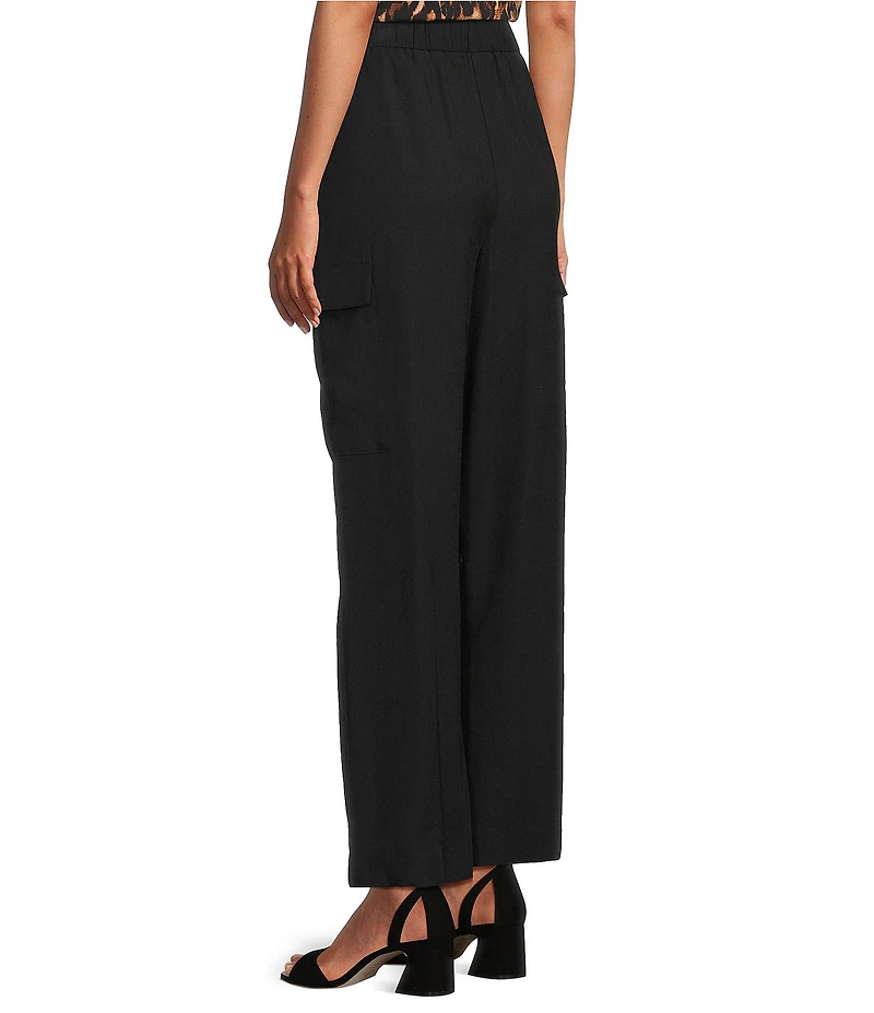 Investments Petite Size Wide Leg Cargo Pants