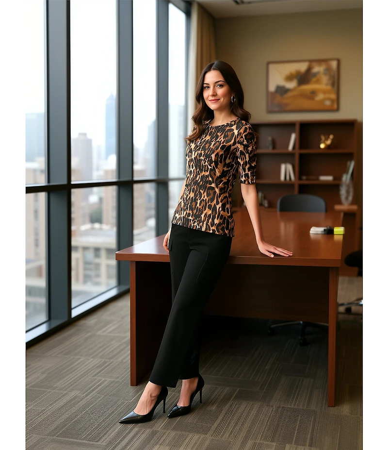 Investments Petite Size Wide Leg Cargo Pants