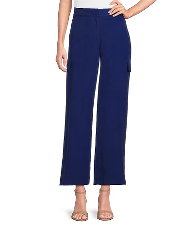 Investments Petite Size Wide Leg Cargo Pants