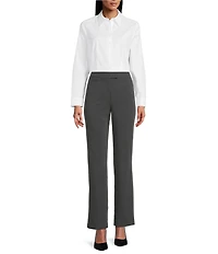 Investments Petite the 5TH AVE fit Straight Leg Tummy Control Pants