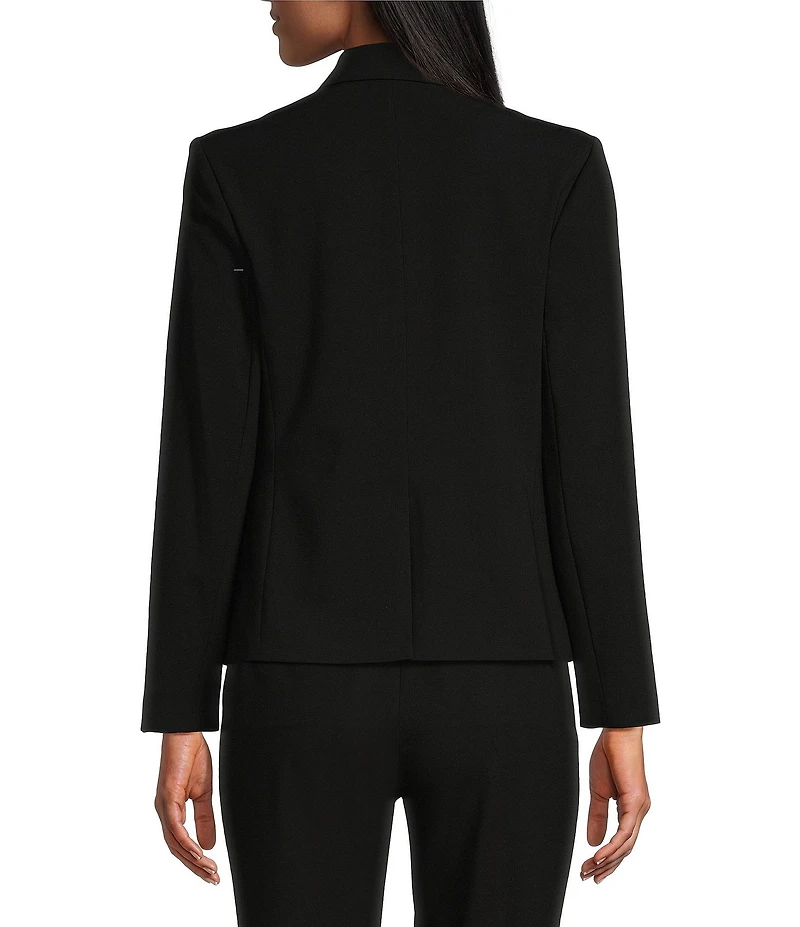 Investments Platinum Suiting Long Sleeve Two Button Notch Lapel Blazer