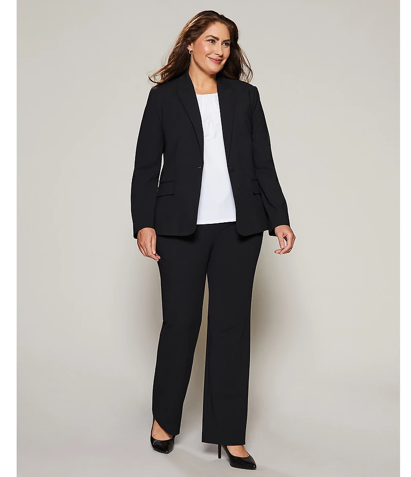 Investments Platinum Suiting Plus Size Straight Leg Pants