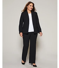 Investments Platinum Suiting Plus Size Straight Leg Pants
