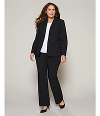 Investments Platinum Suiting Plus Size Straight Leg Pants