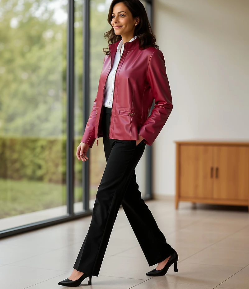 Investments Platinum Suiting Straight Leg Pants