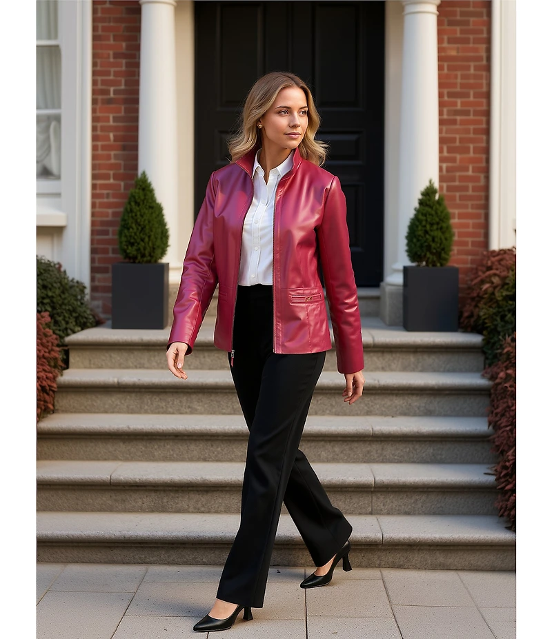 Investments Platinum Suiting Straight Leg Pants