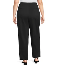 Investments Plus Black Pintuck Slim Leg Pants