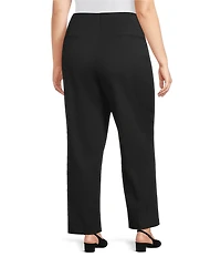 Investments Plus Black Pintuck Slim Leg Pants