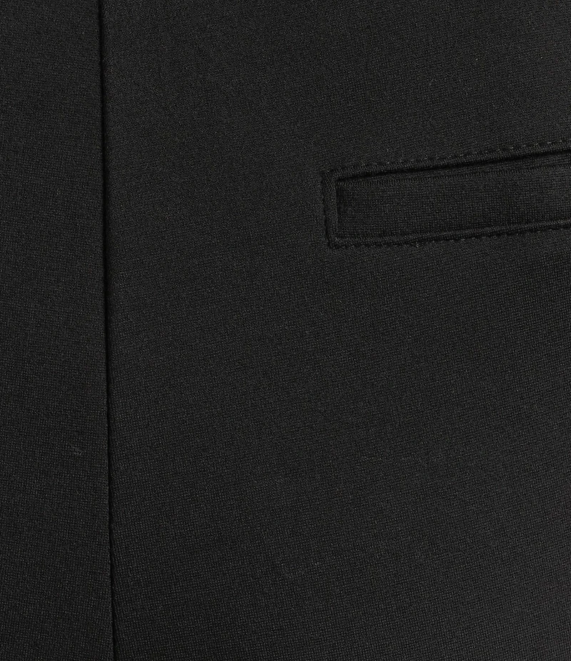 Investments Plus Black Seamed Waist Straight Leg Pants