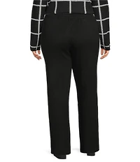 Investments Plus Black Wide Leg Full Length Pants