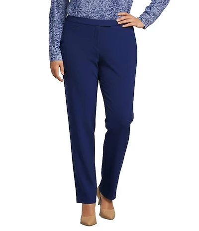 Investments Plus Size 5TH AVE Fit Straight Leg Pants