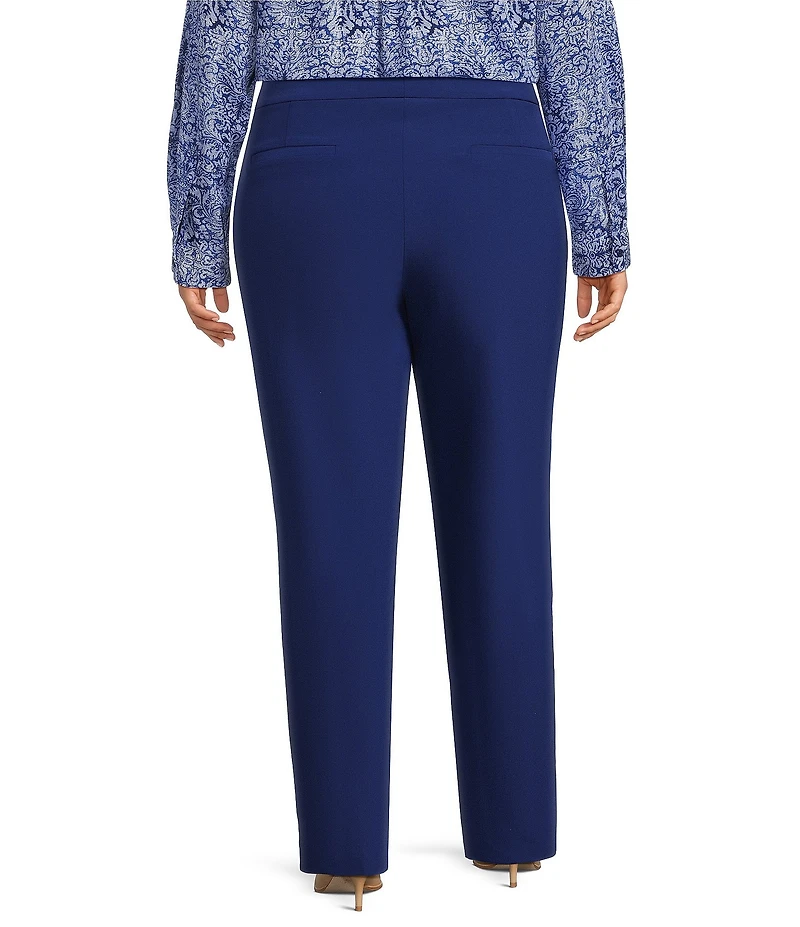 Investments Plus Size 5TH AVE Fit Straight Leg Pants