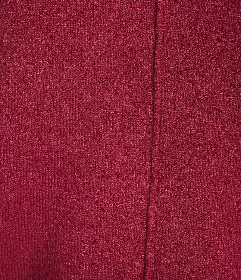 Investments Plus Size Long Sleeve Point Collar Twofer Sweater