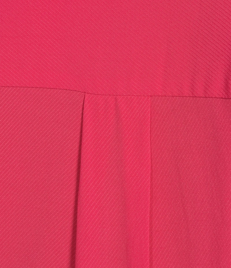 Investments Plus Size Nora Long Sleeve Y-Neck Drapey Twill Blouse