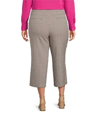 Investments Plus Size Park Ave Pull On Wide Leg Crop Pants