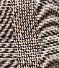 Investments Plus Size Plaid PARK AVE fit Stretch Straight Leg Pants