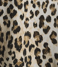 Investments Plus Size Soft Separates Light Leopard Reversible Crew to Scoop Neck Sleeveless Top