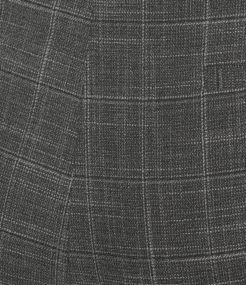 Investments Plus Size Static Grid 5TH AVE fit Straight Leg Tummy Control Pants