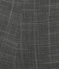 Investments Plus Size Static Grid 5TH AVE fit Straight Leg Tummy Control Pants