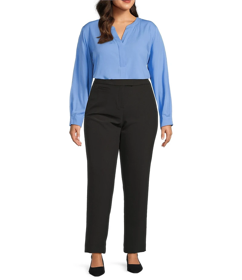 Investments Plus Size the 5TH AVE fit Straight Straight Leg Pants
