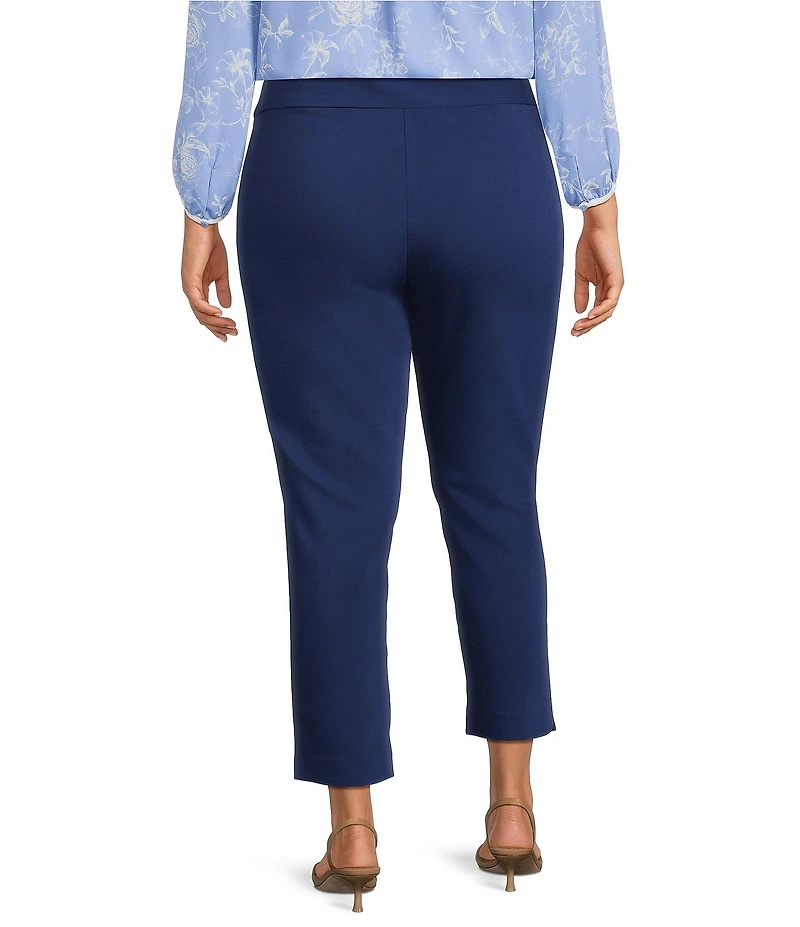 Investments Plus Size the PARK AVE fit Elite Stretch Ankle Straight Pants