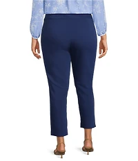 Investments Plus Size the PARK AVE fit Elite Stretch Ankle Straight Pants