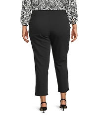 Investments Plus Size the PARK AVE fit Elite Stretch Ankle Straight Pants