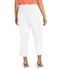 Investments Plus Size the PARK AVE fit Elite Stretch Ankle Straight Pants