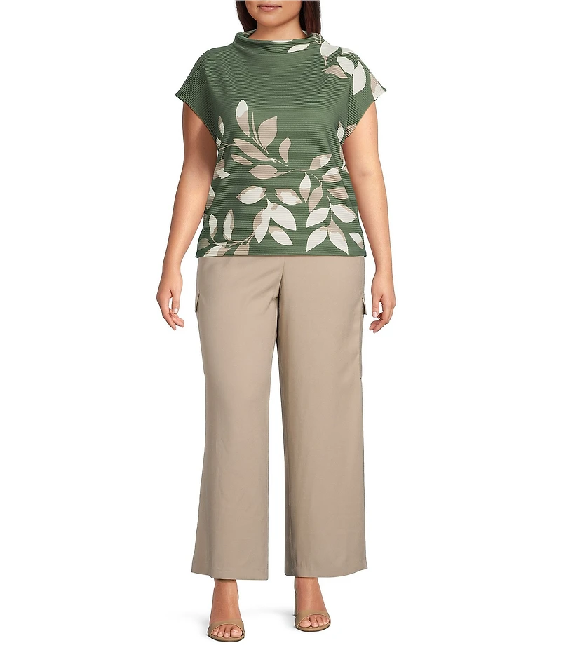 Investments Plus Size Wide Leg Cargo Pants