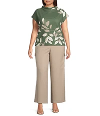Investments Plus Size Wide Leg Cargo Pants