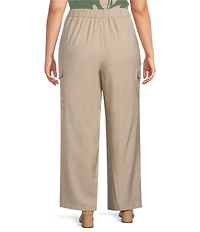 Investments Plus Size Wide Leg Cargo Pants