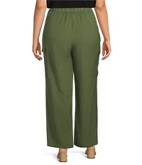 Investments Plus Size Wide Leg Cargo Pants