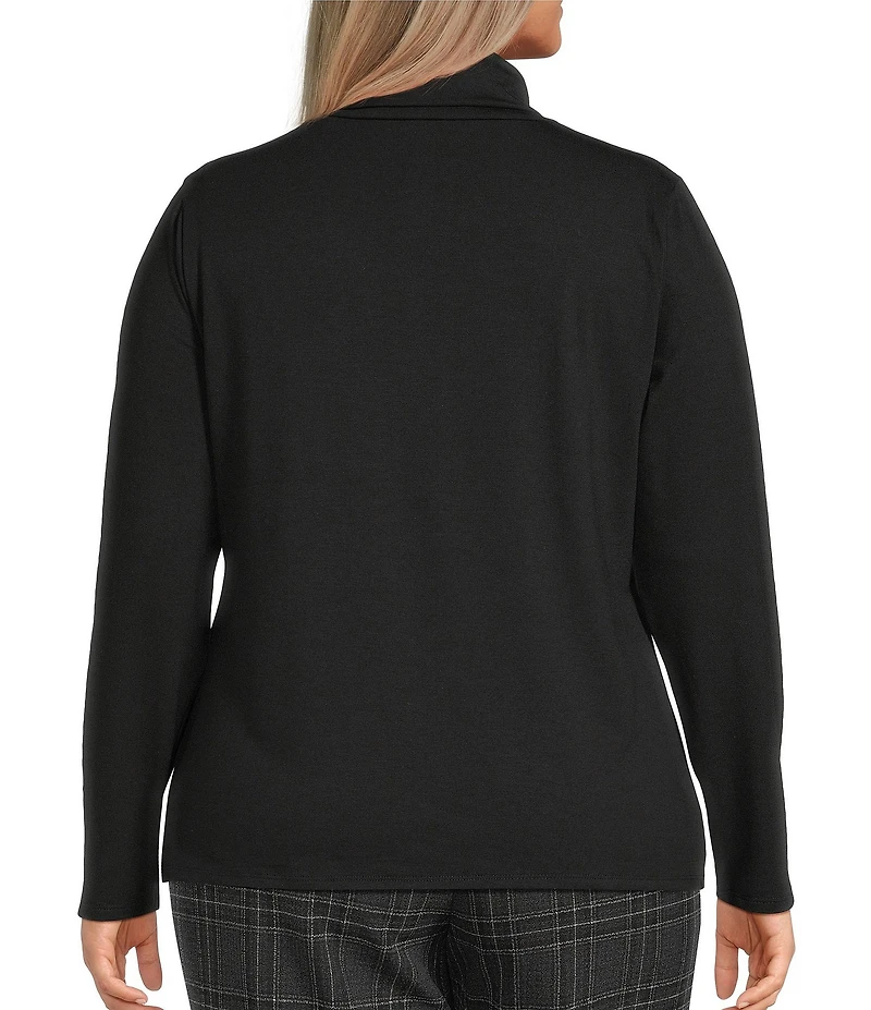 Investments Plus Turtleneck Pullover Long Sleeves Top
