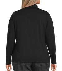 Investments Plus Turtleneck Pullover Long Sleeves Top